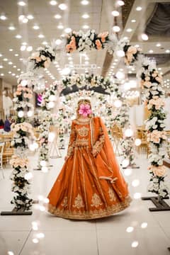 embroidered lenga with embroidered duppta and heavy worked shirt