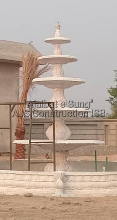 Garden Fountain , Water Falls , Benches , Tiles