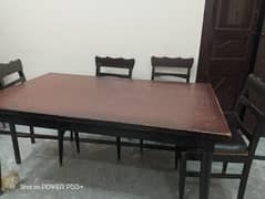 Used dining table with 6 chairs