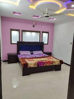 Daily basis 1bed ROM full furnished apartments safe and scour 100%coupe allow
