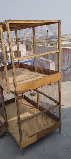wood cage