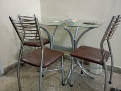 DINING TABLE SOFA SET N IRON STAND