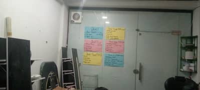 Aluminum frame glass door