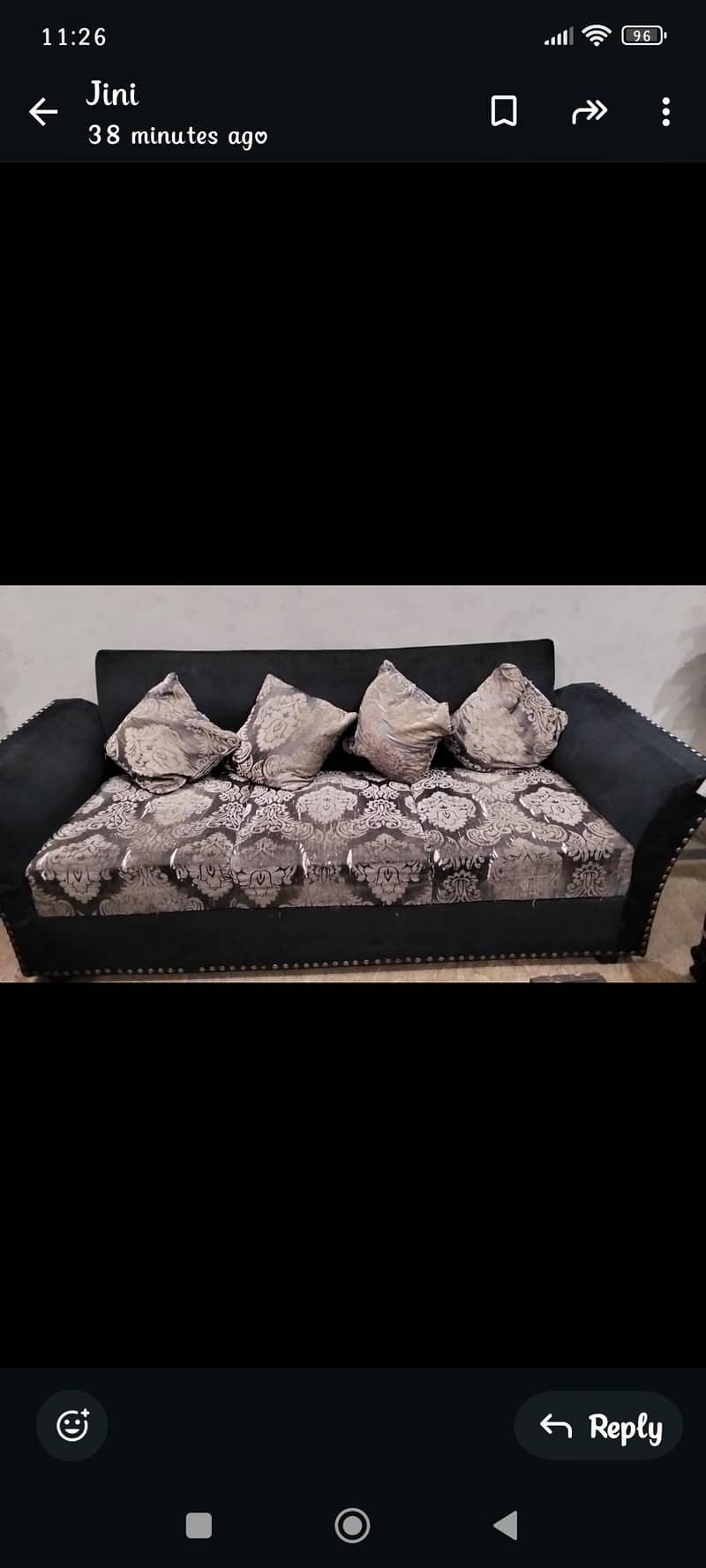 sofa set in good condition 1