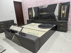 New bed set with side tables and dressing table furniture