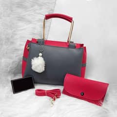Girls rexine plain shoulder bag