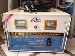 Alliance voltage stabilizer 5000 watt 10/10 condition
