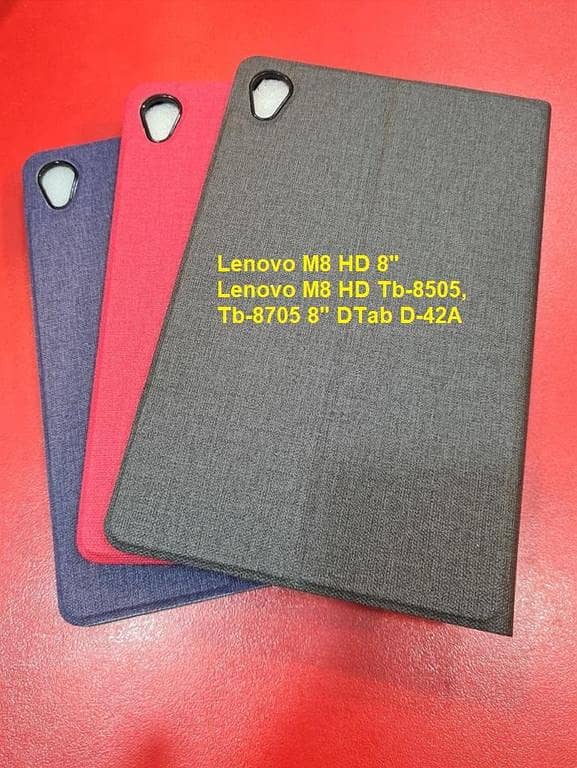 Lenovo M8 HD 8" Flip Cover for Tb-8505, Tb-8705 and DTab D-42A Tablets