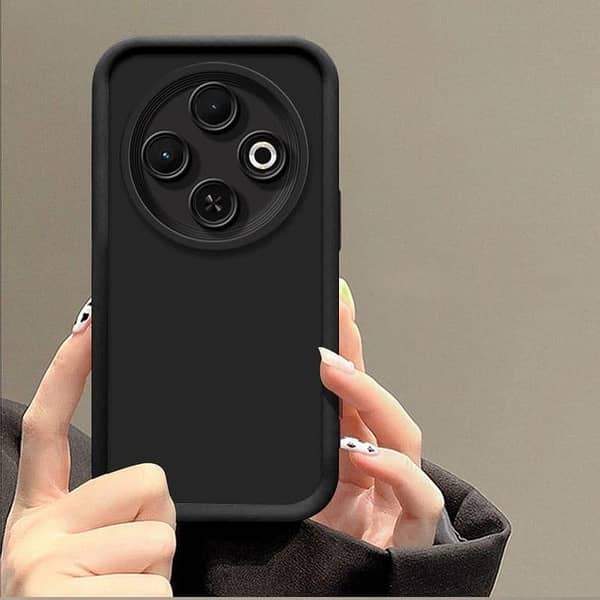 Tecno Spark 30C Soft Liquid Silicone Camera Protection Case - Solid Color Cover
