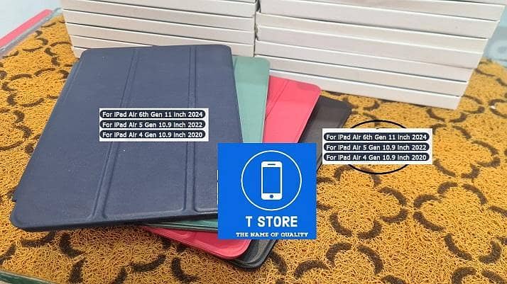 Smart Book Cover Case for iPad Air 11 (4th, 5th, 6th Gen) 10.9" (2020, 2022, 2024) - Auto Sleep/Wake Flip Design