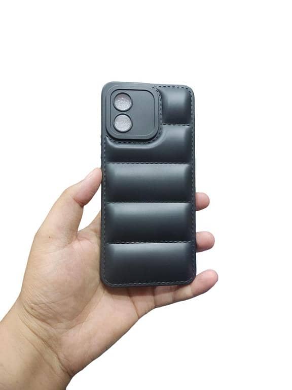 Soft Puffer Down Jacket Case for Honor X5 with Camera Protection