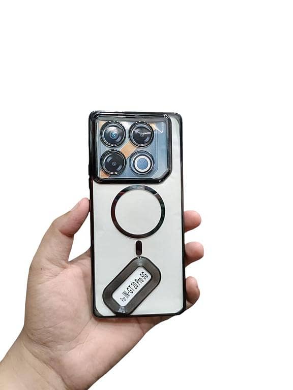 Infinix GT20 Pro 5G TPU Phone Case with Dust Plug and Camera Protection