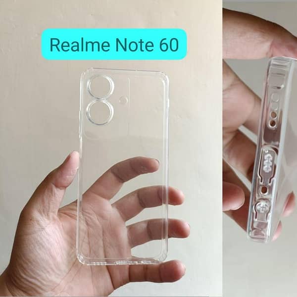 Soft Matte Silicone Phone Case for Realme Note 60 with Camera Protection