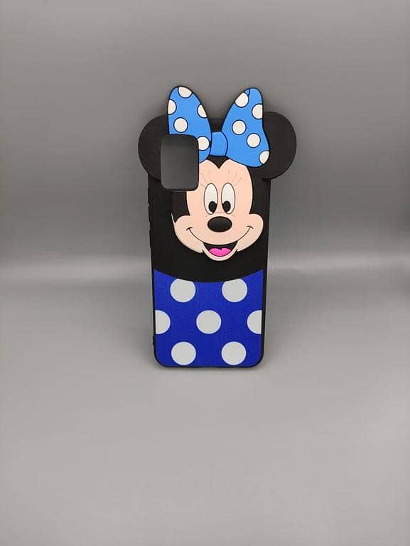 Back Cover Case for Vivo V20 / V21E Featuring Mickey and Minnie Mouse and Hello Kitty Designs