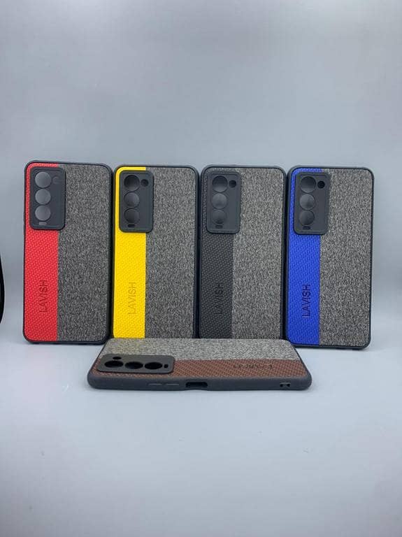 Tecno Camon 18 Premier TPU Shockproof Case with Color Border and Protective Soft Armor
