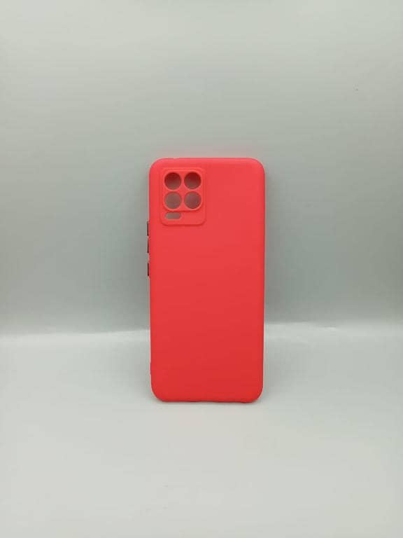 Soft Matte Puffer Down Jacket Case for Realme 8 and 8 Pro with Camera Protection