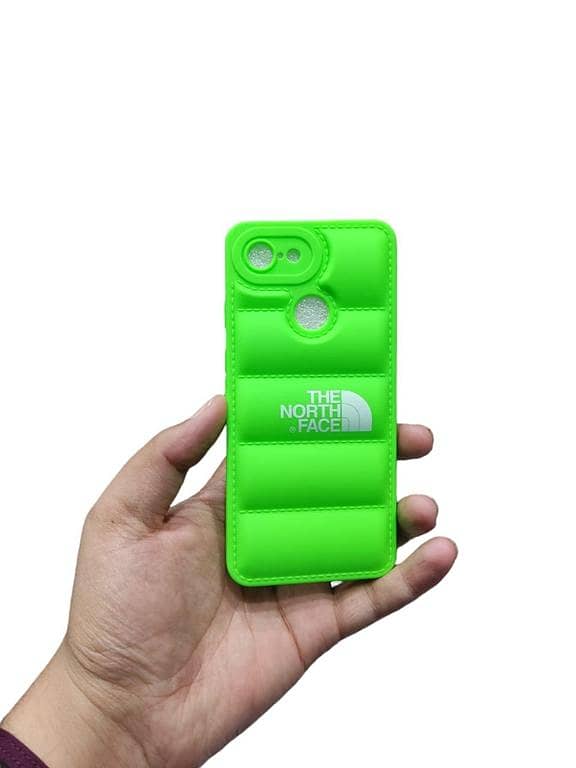 Google Pixel 3 Soft Puffer Down Jacket Case - Camera Protection Back Cover