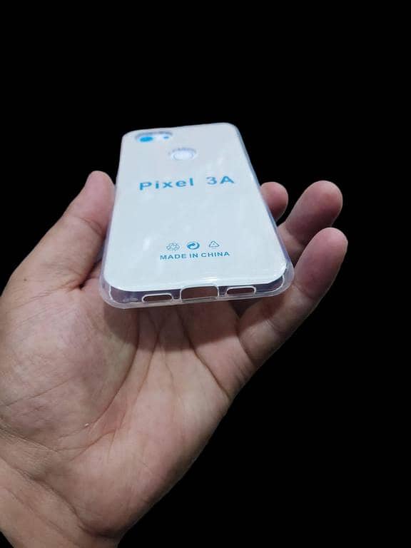 Clear TPU Anti-Fall Case for Google Pixel 3A - Shockproof Silicone Back Cover