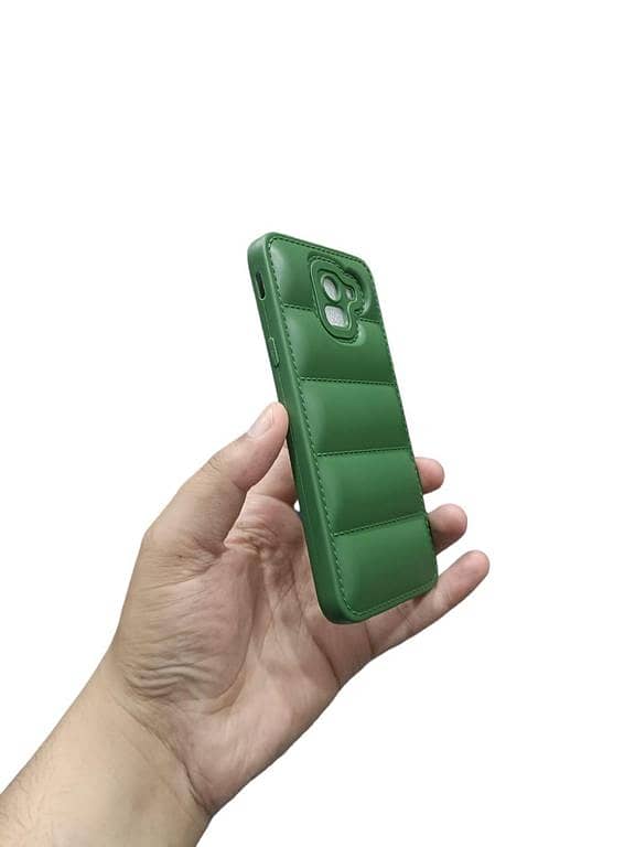 Samsung Galaxy S9 Soft Puffer Down Jacket Case for Camera Protection