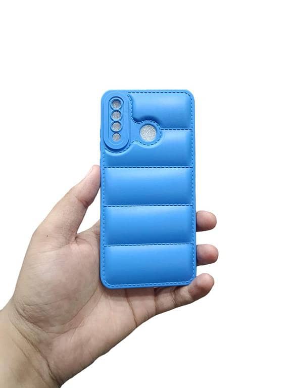 Soft Premium Puffer Down Jacket Phone Case for Huawei P30 Lite with Camera Protection