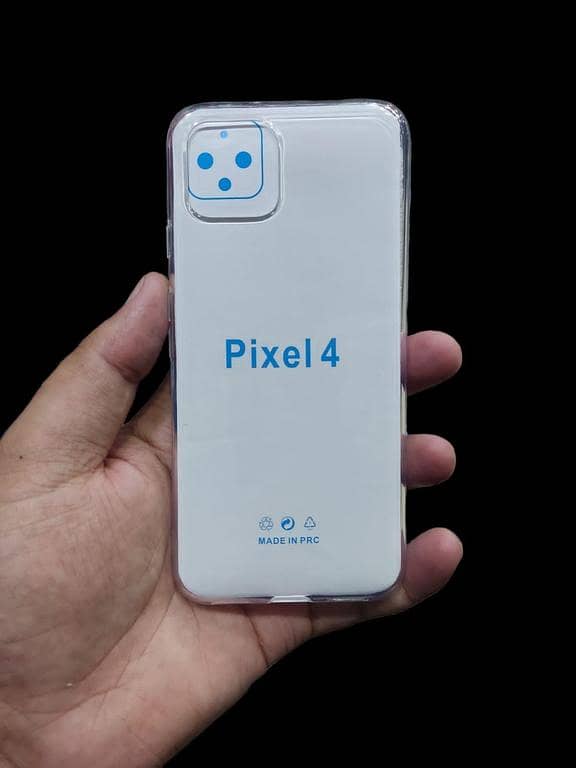 Google Pixel 4 Clear TPU Case - Soft, Shockproof Silicone Back Cover