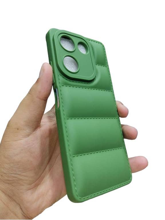 Tecno Camon 20 & Camon 20 Pro Soft Puffer Down Jacket Matt Case Cover