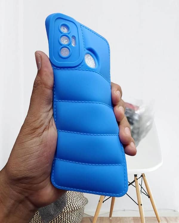 Soft Matt Puffer Down Jacket Back Cover for Tecno Spark 7 / 7T (Spark 7T)