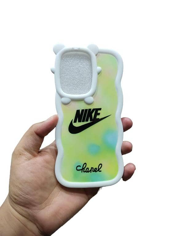 Vivo Y02T Back Cover - Soft Print Design for Ladies with Cream Texture and Wavy Patterns featuring Kitty and Mickey