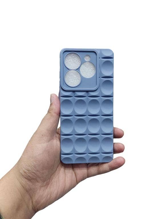 Soft Matte Solid Color Back Cover for Infinix Hot 40i, Smart 8, Smart 8 Plus, Smart 8 Pro, Tecno Spark 20, and Spark 20C with Camera Protection
