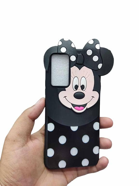 Vivo V23E Back Cover featuring Mickey Mouse and Hello Kitty Designs