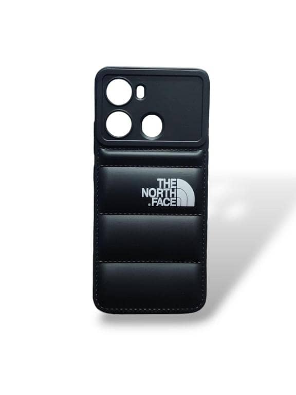 Itel P40 Down Jacket Style Soft Puffer Phone Case with Camera Print