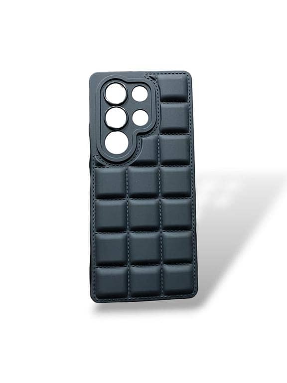 Itel S25 Ultra Mobile Cover - Soft Puffer Jacket Design with Camera Protection
