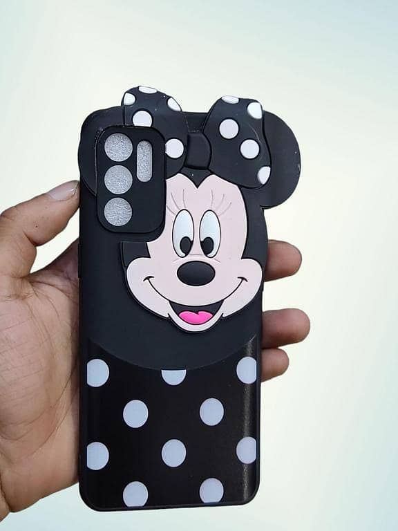 Mickey Mouse Cartoon Case for OPPO Reno 6 4G, Hello Kitty Design