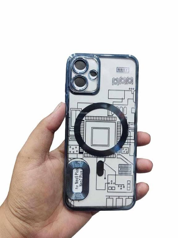 Sparx Neo 5 Plus / Sparx Neo 7 Plus Clear Plating Soft Cover Case with Camera Lens Protection