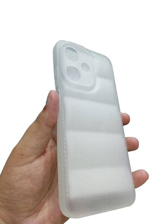 Infinix Hot 30i Soft Down-Jacket Matte Back Case Cover