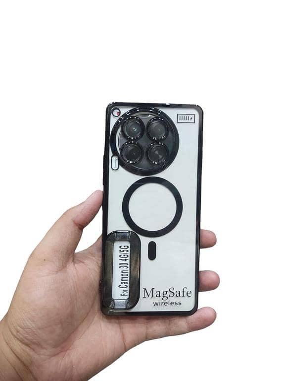 Tecno Camon 30 4G Soft Transparent TPU Back Cover with Camera Protection