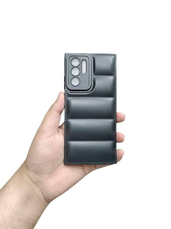 Samsung Galaxy Note 20 Ultra Soft Puffer Down Jacket Case for Camera Protection