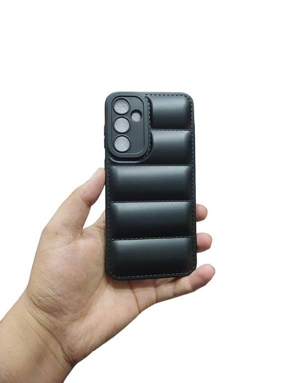 Samsung Galaxy S23FE Back Cover - Soft Puffer Case with Camera Protection