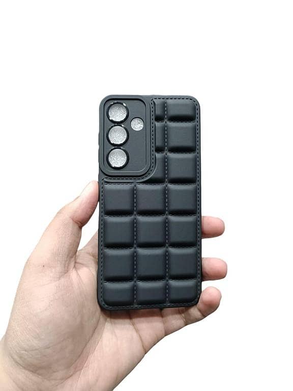Samsung Galaxy S23 Soft Puffer Down Jacket Back Cover with Camera Protection - 5G Phone Case