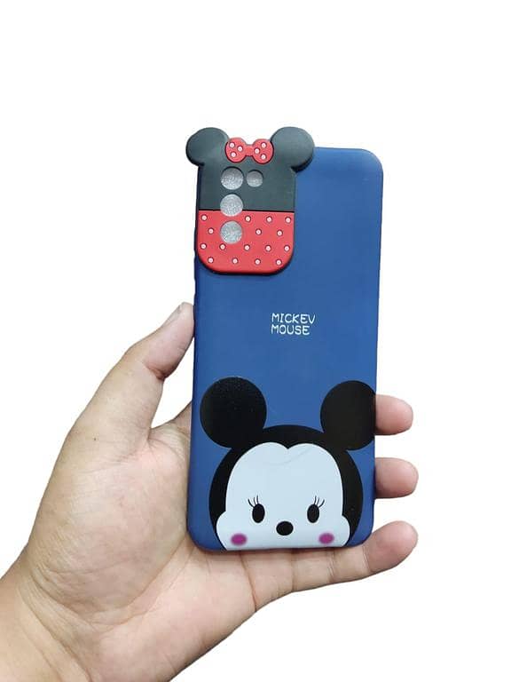 Samsung Galaxy A03s Mickey Mouse Cartoon Case - Hello Kitty Style Back Cover