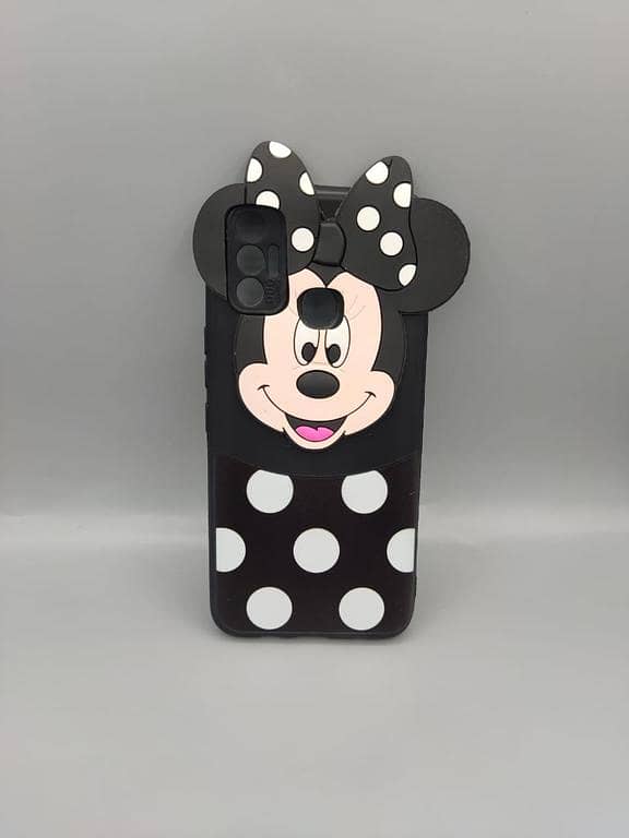 Mickey and Minnie Mouse Hello Kitty Cartoon Case for Tecno Spark 7 / Spark 7T