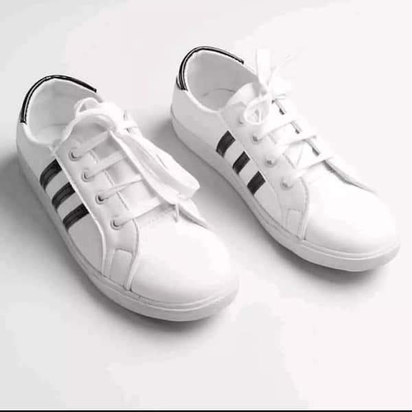 Jaf Spot Women's Lightweight Casual White Lace-Up Sneakers for Girls and Ladies