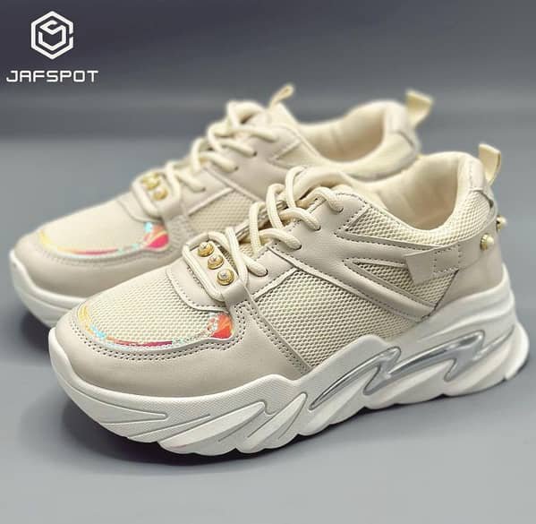 Jaf Spot Women's Chunky Sole Sneakers for Casual and Sports Activities