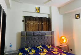 daily basis weekly basis one bad fully furnished luxury apertment available for rent gulbreg greens islamabad