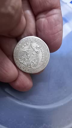UK 1903 BRITISH HONG-KONG ONE DOLLAR SILVER COIN, OLD COIN, RARE COIN