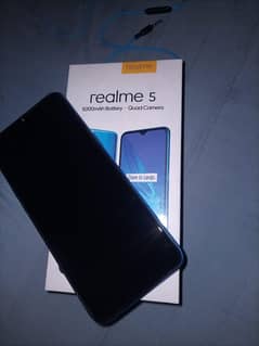 Realme 5 4/64 complete box 10/9  sealed set