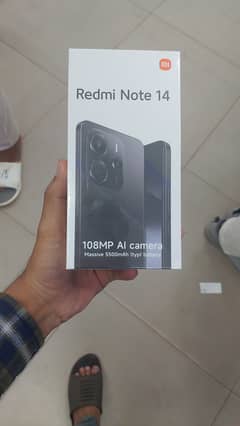 Redmi note 14  8 256 box pack