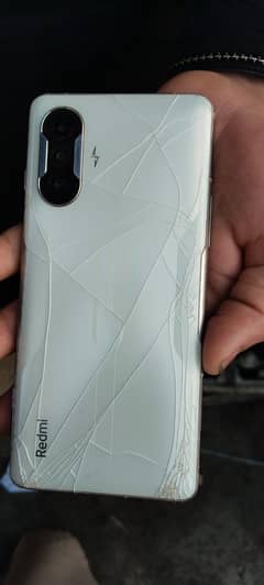 redmi k40 gaming phone only back broken 8.256 pta pach