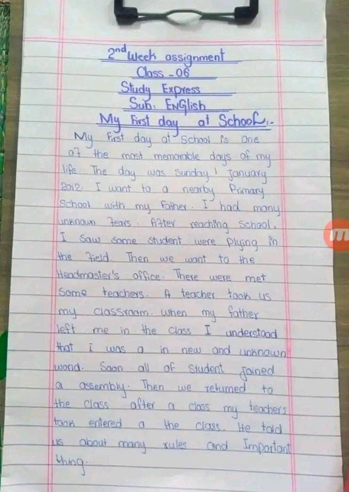 Assignment writing and one assignment write the charges 550 rupees 1