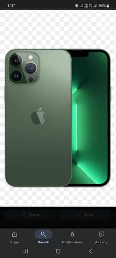 iphone 13promax  pta appore   1tb   100 battery